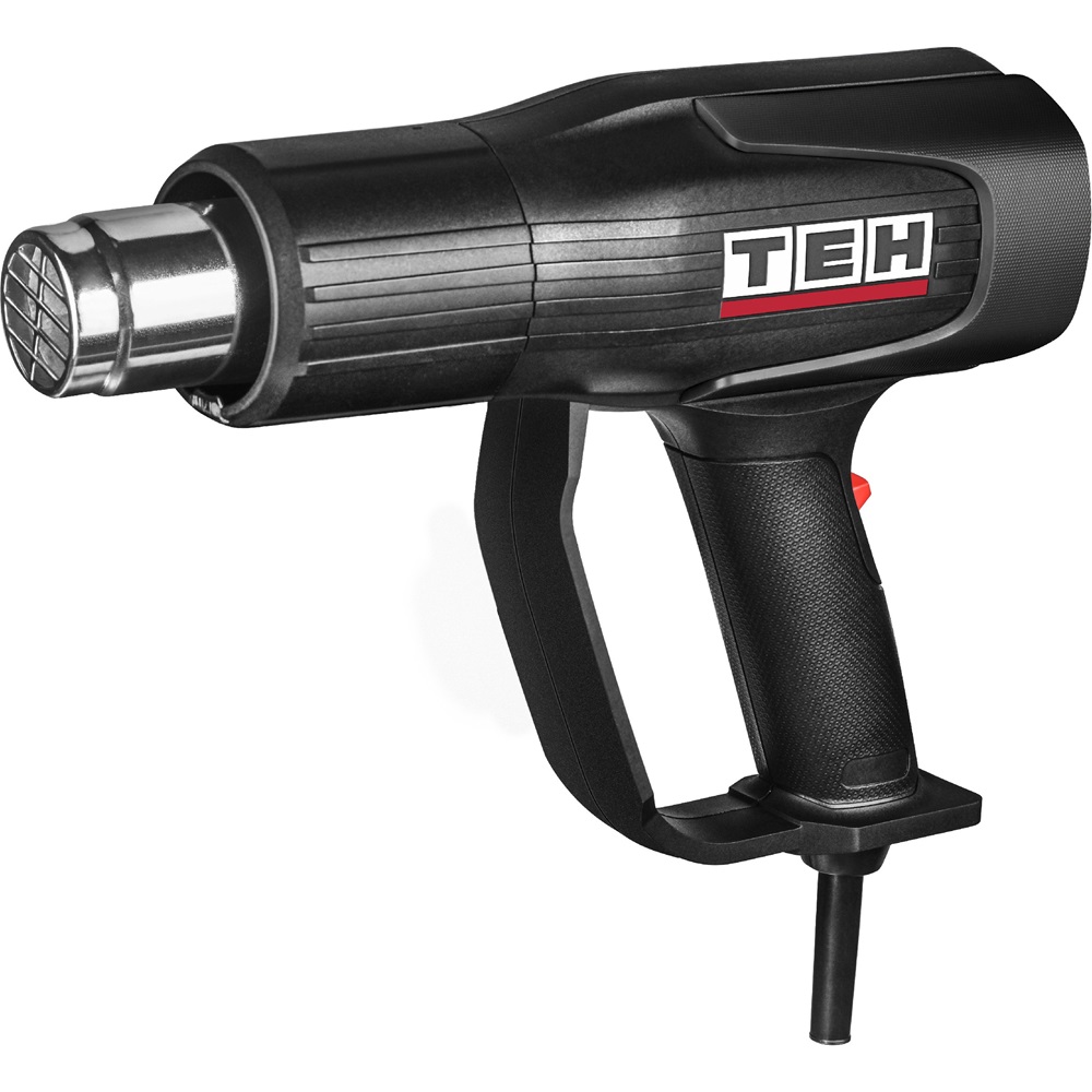 Фен TEH THG2010 (2000Вт, регул. темп.нагр. воздуха от 50 до 600°C, 2скор., кейс, 4насадки)