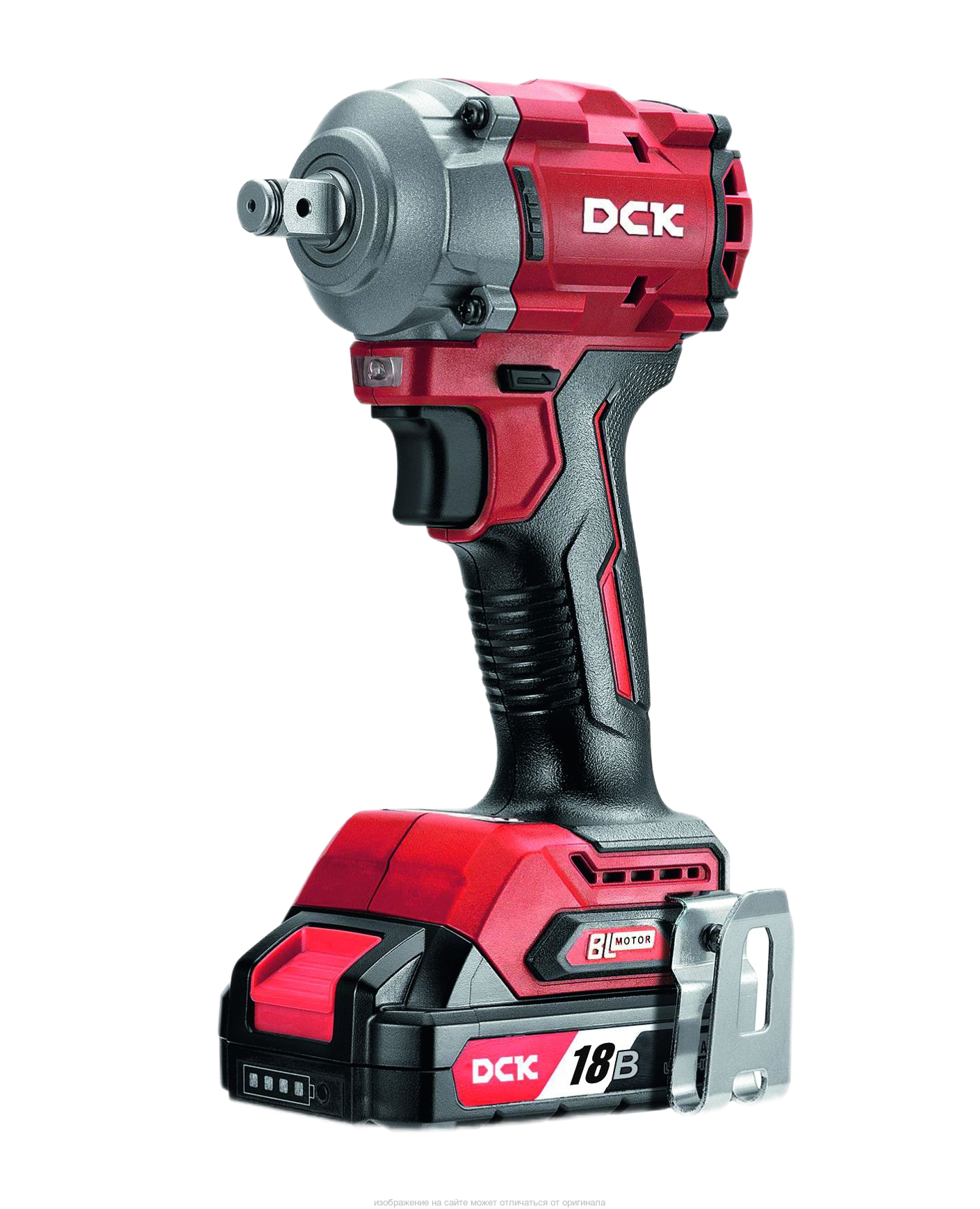 Гайковерт аккум. DCK KDPB 358 (ударный, 18В, 1/2 ", 2*5А/ч, 358нм)