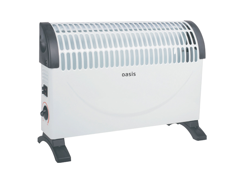 Конвектор Oasis KPO-15 (1500Вт, площ.обогр. до 20м², 220-240/50 В/Гц, рег.термост., защ.от перегр.)