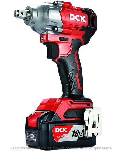 Гайковерт аккум. DCK KDPB 488 (ударный, 18В, 1/2 ", 2*5А/ч, 488Нм)