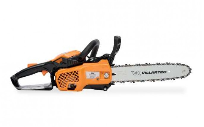 Пила цепная бензиновая VILLARTEC SB 1261 (12", 3/8, 1,1 45зв. 2-я цепь и Свеча в подарок!)