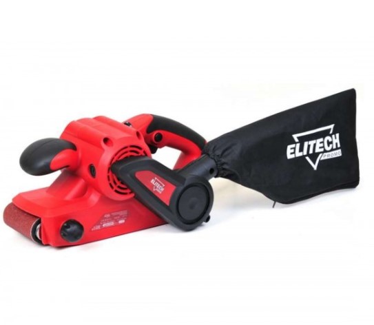 Ленточная шлифмашина  Elitech МШЛ 800 Э Промо (850Вт,200-380м\мин,75х533мм,3.2кг,кор,п\сборник) 
