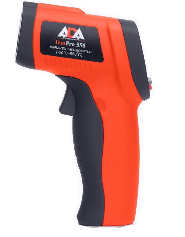 Пирометр инфракрасный ADA TemPro 550 с калибровкой (от -50С до 550С) А00223К