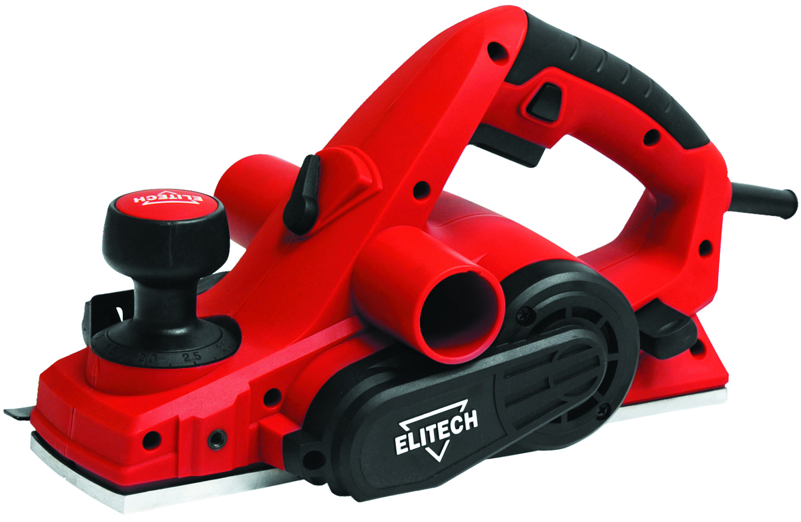 Рубанок Elitech Р 0882 (750Вт,16000об/мин,шир-82мм,глуб-3мм,2.9кг,чем,направл.,п/сборник) 204521 