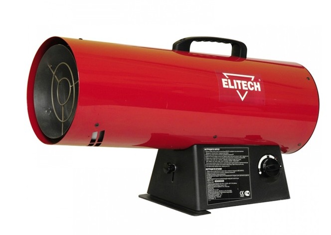 Пушка тепловая Elitech газовая ТП30Г  (19.8-30кВт,680м3\ч,расход-1.5-2.0кг\ч,пьезоподжиг)