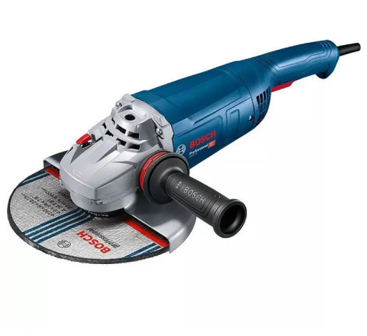 УШМ Bosch GWS 22-230J (2200Вт, 230мм, 6500об/мин, 5,2кг, плавн.пуск, коробка)  06018C1300