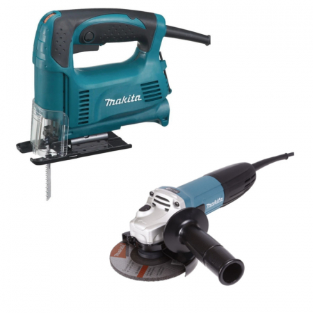Набор инструмента Makita DK0122 (лобзик 4326+УШМ GA5030) кор 