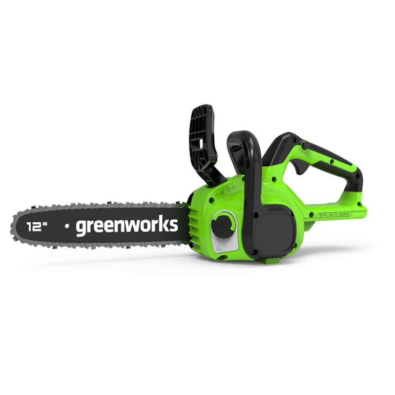 Пила цепная аккум. Greenworks GD24CS30K4 (24V, 30см, бесщет., c 1хАКБ 4 Ач и ЗУ) 2007007UB