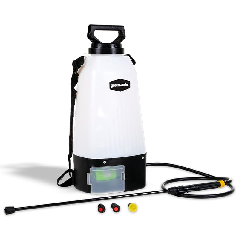 Опрыскиватель ранцевый аккум сад. Greenworks GSP1250k2 (24v, в комплекте с АКБ 2 А·ч и ЗУ) 5103507UA