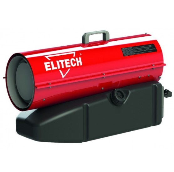 Пушка тепловая дизельная Elitech ТП 25Д (25кВт,обогрев-200м2,расход-1.68л\ч,бак-20л,13.6кг) 199579