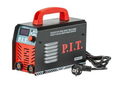 Сварочный инвертор PMI180-C IGBT (180 А,ПВ-60,1,6-3.2 мм,4,8квт, от пониж нап. 190,гор старт) P.I.T.