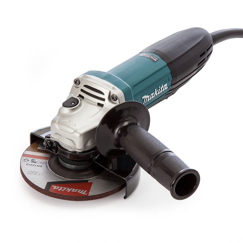 УШМ Makita GA 6040R (150мм,1100Вт,9000об\м,2.5кг,кор,а\виб бок рук,муфта SJS-II,anti-restart,пл пуск