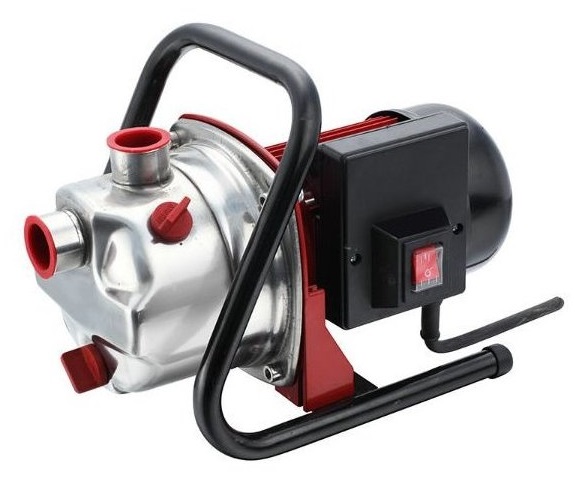 Насос Elitech НС 1000Н (E0803.005.00) (садовый,поверхн.,1000Вт,60л\м,Н=45м,Гл=8м,ч\вод,нерж)