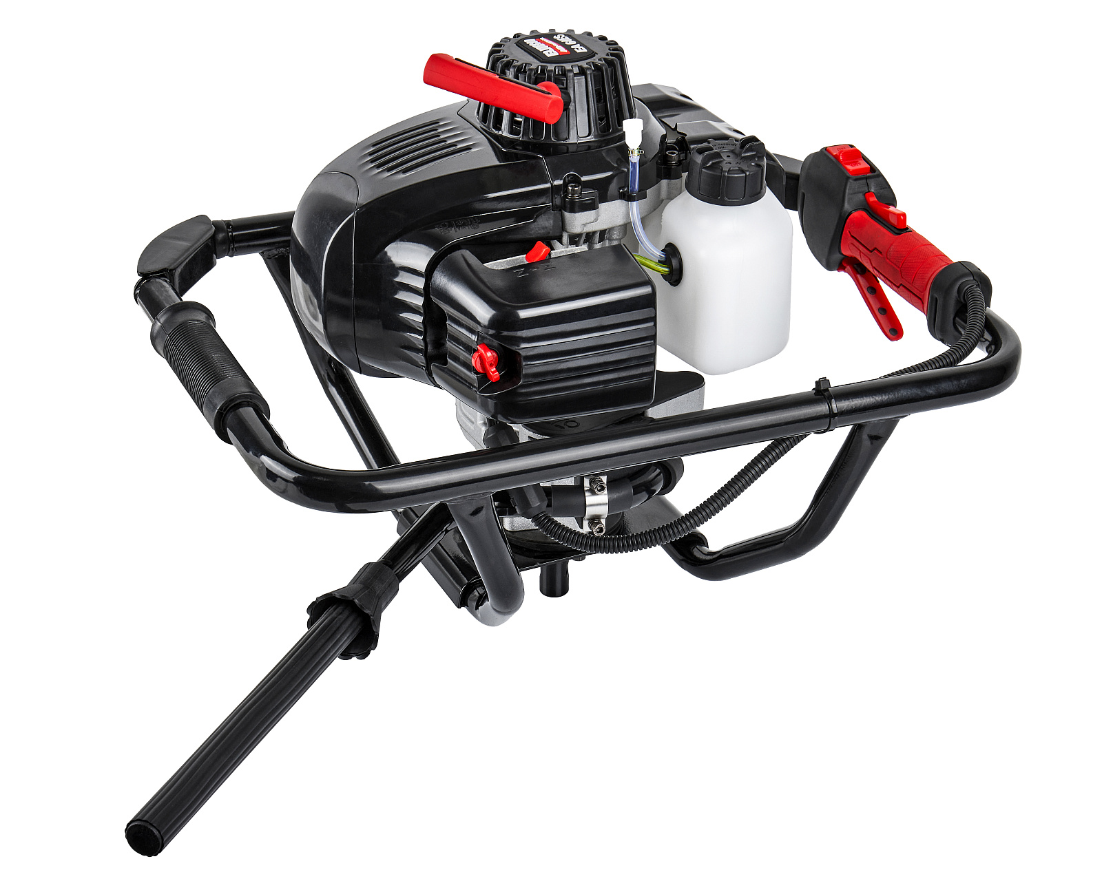 Мотобур  ELITECH HD EA 64ES (2-такт,64см3,2.2кВт/3л.с.,7500об/мин,шнек-ф4-30см,бак1.4л, 11,4кг)