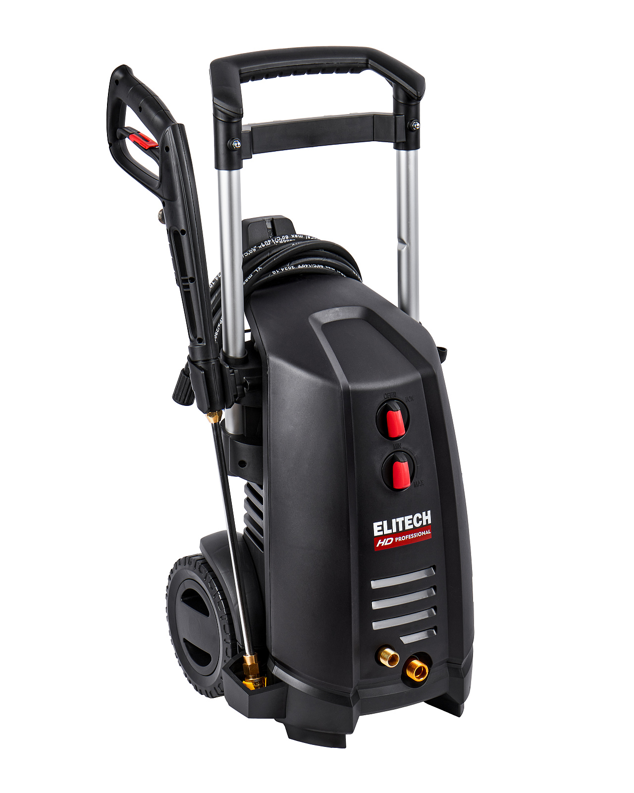 Мойка ELITECH HD HPW 3000IF(3000Вт,ном140\мак180бар,8,7л\мин,26кг,самовсасывающая,аксессуары,колеса