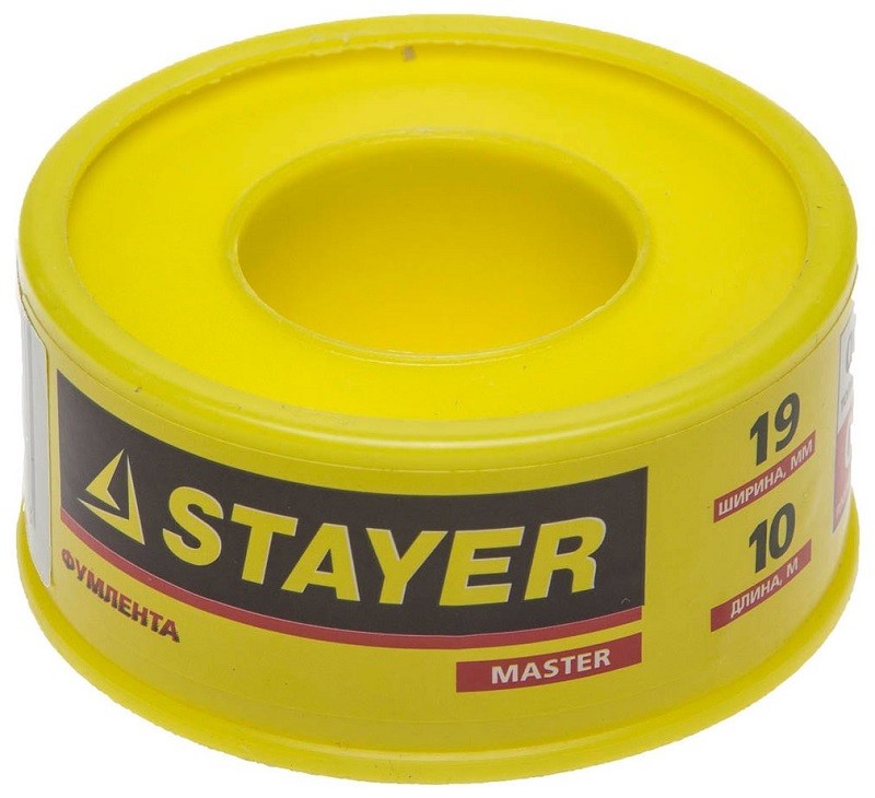 Фумлента STAYER Master плотность 0,40г/см3, 0,075мм*19мм*10м  12360-19-040