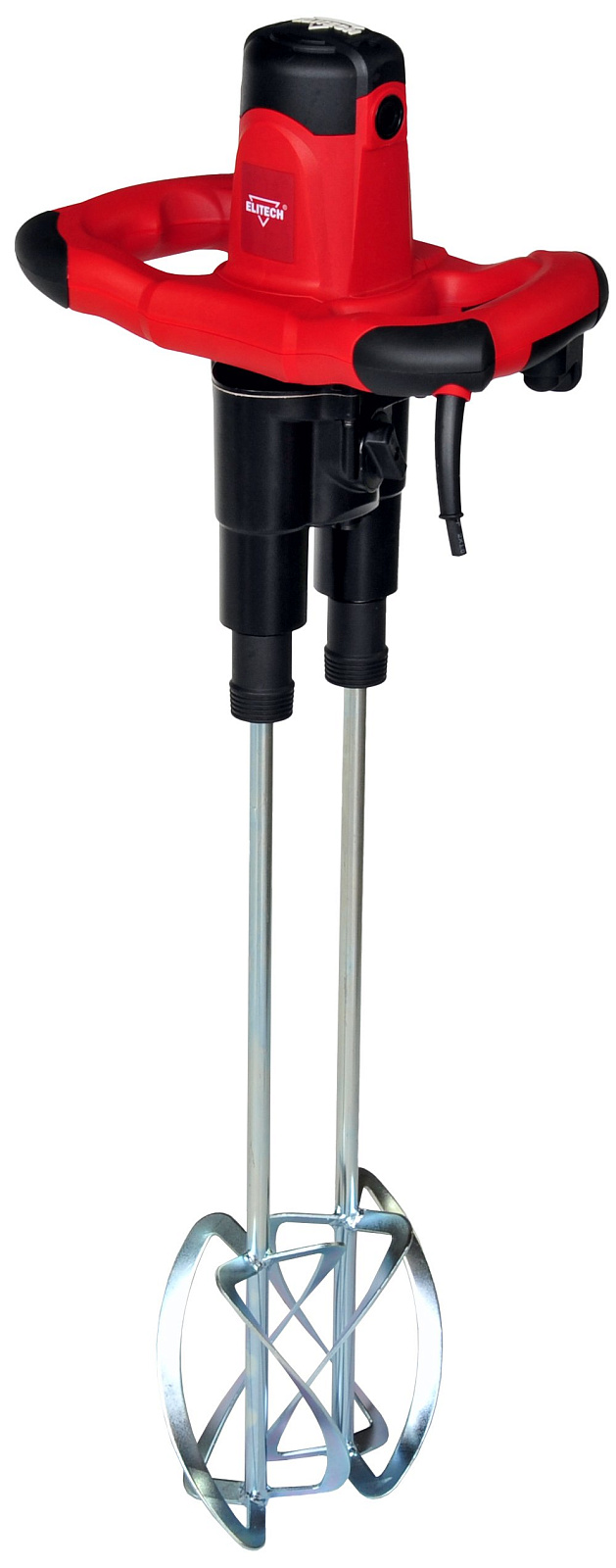 Миксер Elitech МС 1600ЭД2 (1600Вт,QUICK-FIX,0-540/790об/мин,7.6кг,кор,2мешалки)(E2208.017.01) 207353