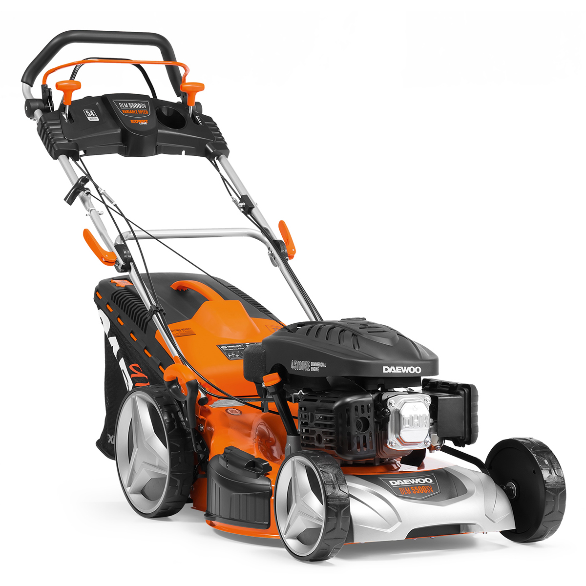 Газонокосилка бензиновая DAEWOO DLM 5500SV (7,0л.с, 190см3, 54см, 3в1(бок.выброс)самоход.+ВАРИАТОР)