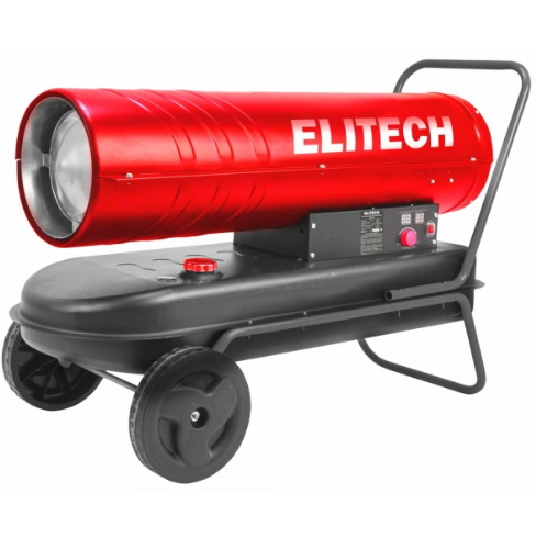 Пушка тепловая дизельная Elitech ДП 50 (50кВт,произ-1500м3\ч,27кг,прям.нагрев) 208275