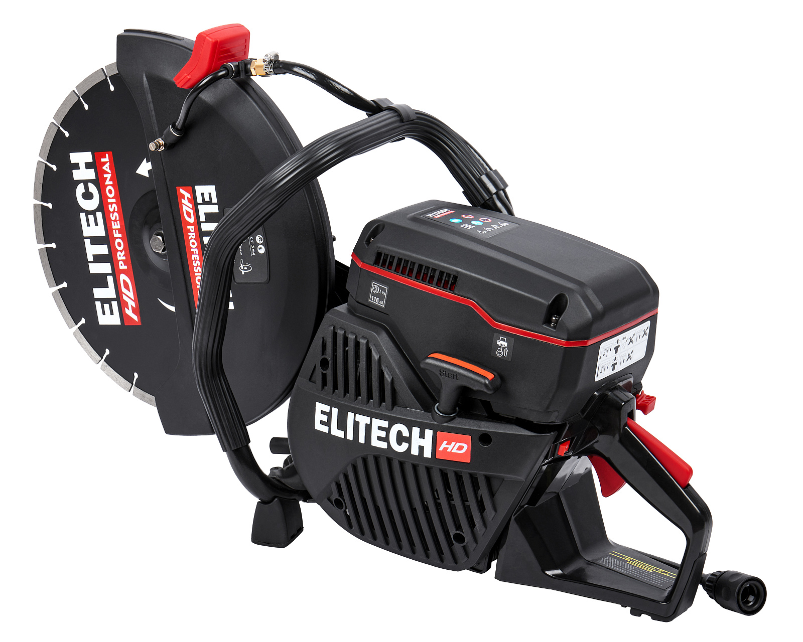 Бензорез Elitech HD GC 350 (2-такт,74см3,3.5кВт/4.8л.с.,диск350мм,рез125мм,т/бак-0.95л,13,5кг)210631