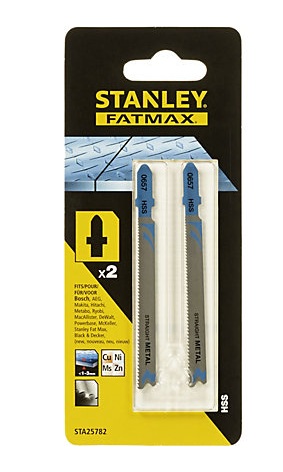 Полотно лобз. STANLEY HSS по металлу T118А 2 шт. STA25782-XJ