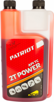 Масло минерал. PATRIOT POWER ACTIVE 2T дозаторная 0,946л. 850030568