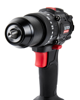 Шуруповерт аккум. Elitech HD CD 20ISL2 (удар.20В,2х2.0Ач,ELP,БЗП13мм,0-500\2000об\м,60Нм,чем) 205722