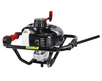 Мотобур  ELITECH HD EA 64ES (2-такт,64см3,2.2кВт/3л.с.,7500об/мин,шнек-ф4-30см,бак1.4л, 11,4кг)