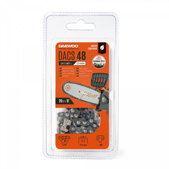 Цепь пильная DAEWOO DACS 48  для DACS 821Li (шаг цепи 1/4', 48зв, толщина звена 1,1мм)