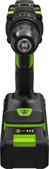 Дрель-шуруповерт аккум. Greenworks DD345 (24V, б/щет, 27/45Нм, 13мм, 1АКБ*4Ач, ЗУ, кор) 3708307CUB