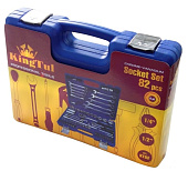 Набор инструментов KINGTUL 82 пр. 1/4", 1/2" (6гр.) КТ82