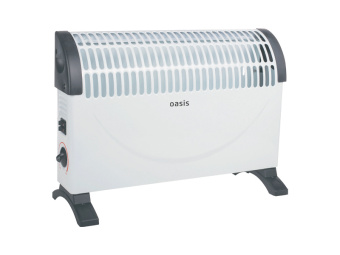 Конвектор Oasis KPO-15 (1500Вт, площ.обогр. до 20м², 220-240/50 В/Гц, рег.термост., защ.от перегр.)