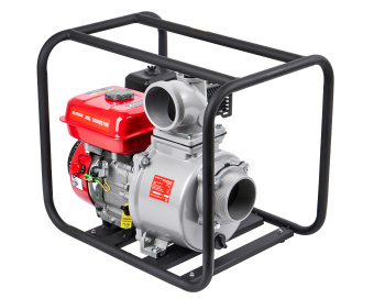 Мотопомпа Elitech МБ 1600 Д100 (E0105.004.00) (4-такт,15л.с.,1600л\мин,выс-30м,гл-7м,т\бак-6л, 47кг)