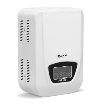 Стабилизатор напряжения DAEWOO DW-TM5kVA (5000Вт, 140-270В, КПД95%, 2х220В, BayPass) 