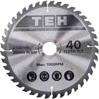 Пила торцовочная TEH TMS21015 (1500Вт, 210мм, 5200об/мин)