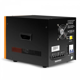 Стабилизатор напряжения DAEWOO DW-TZM5kVA (5000Вт, 140-270В, КПД 95%, 2х220В, BayPass)