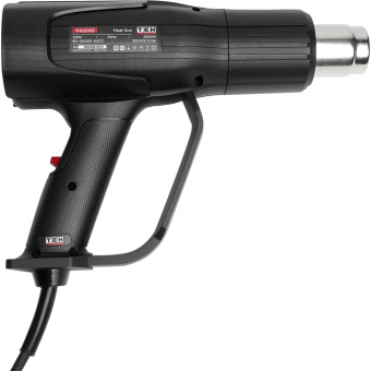 Фен TEH THG2009 (2000Вт, рег. темп. нагрева воздуха от 50 до 600°C, 2скор., кейс, 4 насадки)