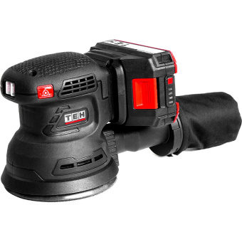Эксцентриковая шлифмашина TEH LS402 (20V,(8000-12000об\мин, подошва 125мм, 3 реж., без АКБ и ЗУ)