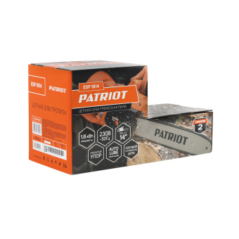 Электропила PATRIOT ESP1814 (1,8кВт, шина 14", поперечный двигатель) 220301530