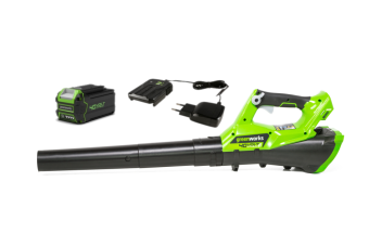 Воздуходув аккум. Greenworks G40ABK4 (40V, с 1хАКБ 4Ач и ЗУ) 2400807UB