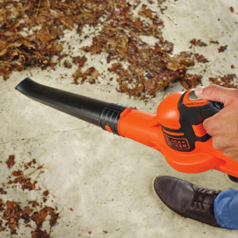 Воздуходув аккум. Black+Decker GWC1820PC-QW (18В,акк2.0 Ач Li-Ion, воздушный поток 209 км/ч, 2скор.)