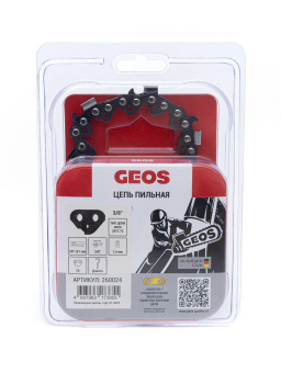 Цепь пильная GEOS 35TC 72 (20", 3/8", 1,5мм, 72зв, долото)  260024