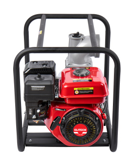 Мотопомпа Elitech МБ 1600 Д100 (E0105.004.00) (4-такт,15л.с.,1600л\мин,выс-30м,гл-7м,т\бак-6л, 47кг)