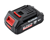 Аккумулятор Elitech RCB 2020S ( ELP,20В,2.0Ач,Slider,HD Professional)(E0911.089.00) 205869