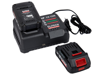 Гайковерт Elitech HD CW2004SL (ударн.,20В,2х2.0Ач,ELP,0-2400у\м,410Нм,кв 1\2",2.1кг,ч,М10-М20,чем)