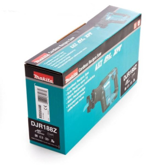 Пила сабельная аккум. Makita DJR188Z (б\щ,18В,Li-ion,0-3000об\м,рез-255мм,2.6кг,кор,б/ак,з/у)