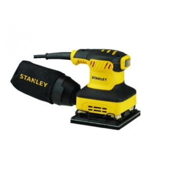 Виброшлиф. машина STANLEY SS24-RU (240 Вт, подошва: 110х104, 14000 кол/мин, шлифлист в компл.,1.1кг)