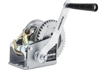 Лебедка ручная барабанная PATRIOT WH 540B, усилие - 540 кг, трос- 8 м 770000035
