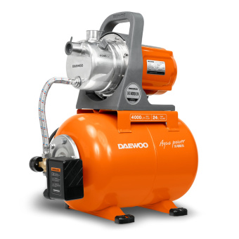 Насосная станция DAEWOO DAS 4000/24 (24л, 1300Вт, 4000л/час, 14,3кг, выс. подачи 50м, глуб. всас. 8м