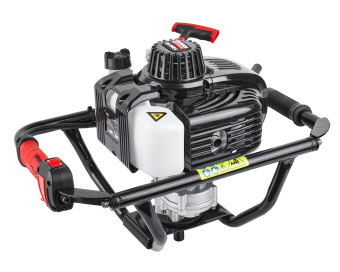Мотобур  ELITECH HD EA 64ES (2-такт,64см3,2.2кВт/3л.с.,7500об/мин,шнек-ф4-30см,бак1.4л, 11,4кг)